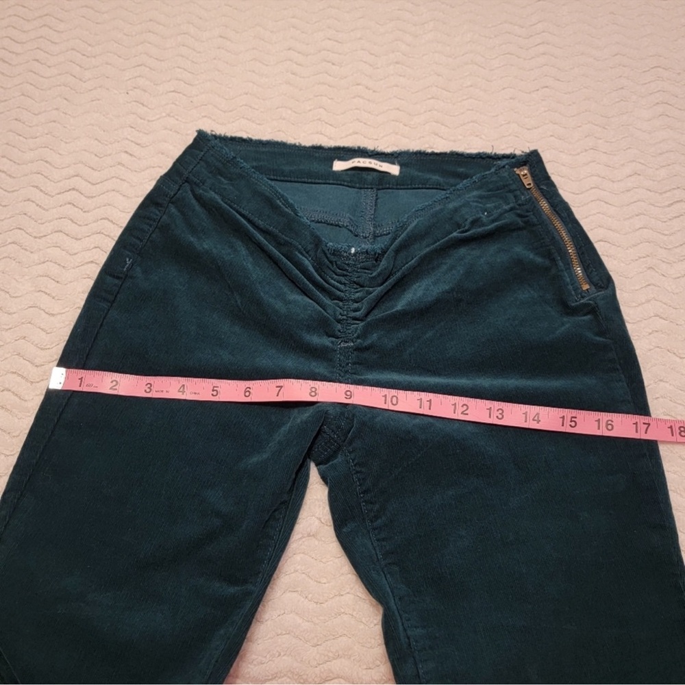 PacSun Low Rise Bootcut Corduroy Flare Pants Tall Size 26 Teal - Picture 9 of 12